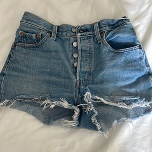 Levi’s 501 High-Rise Denim Shorts